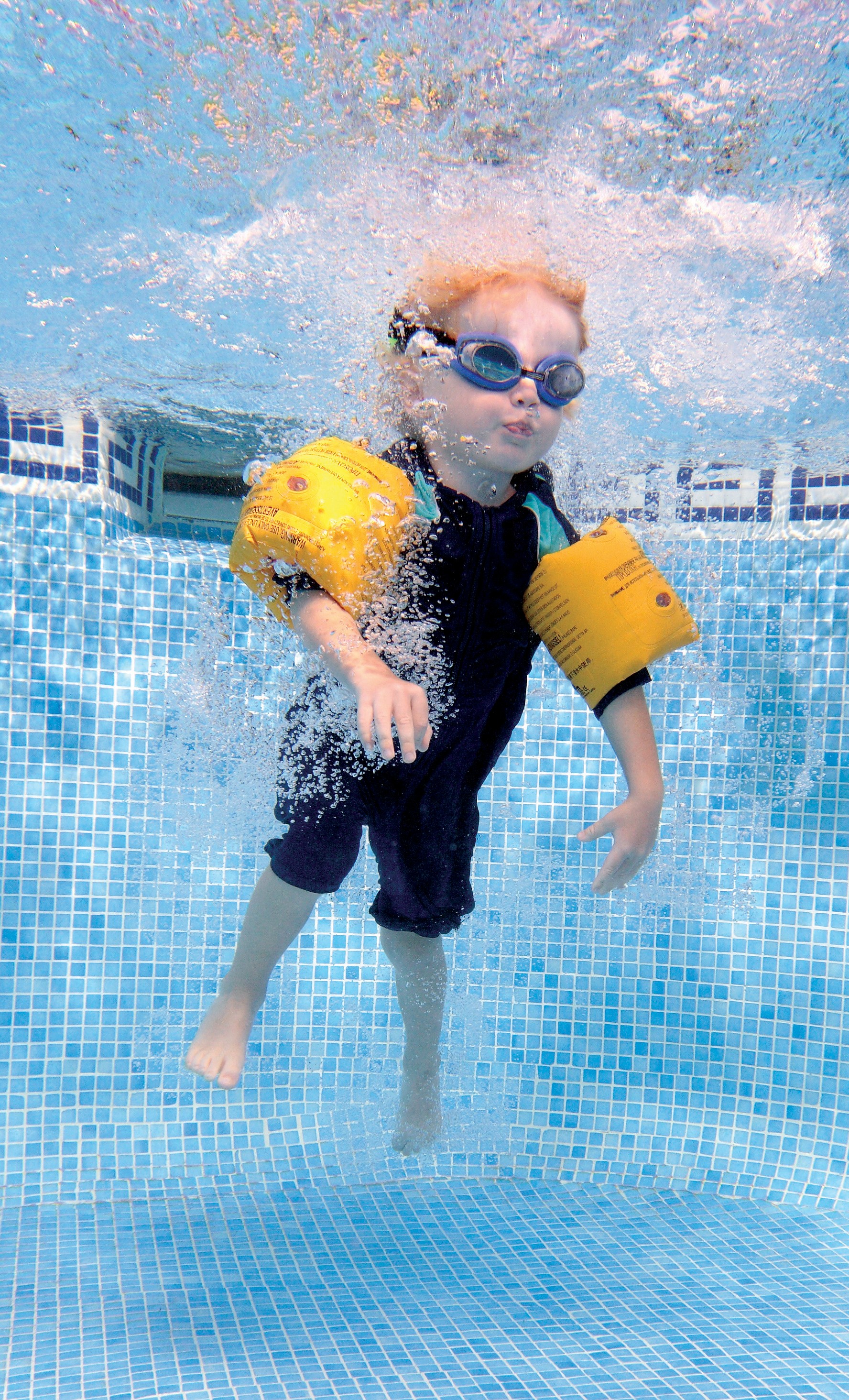 children supervised at beach