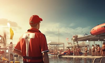 What are the potential risks of water sports for lifeguards?