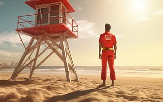 What is the standard color of a lifeguard's uniform?